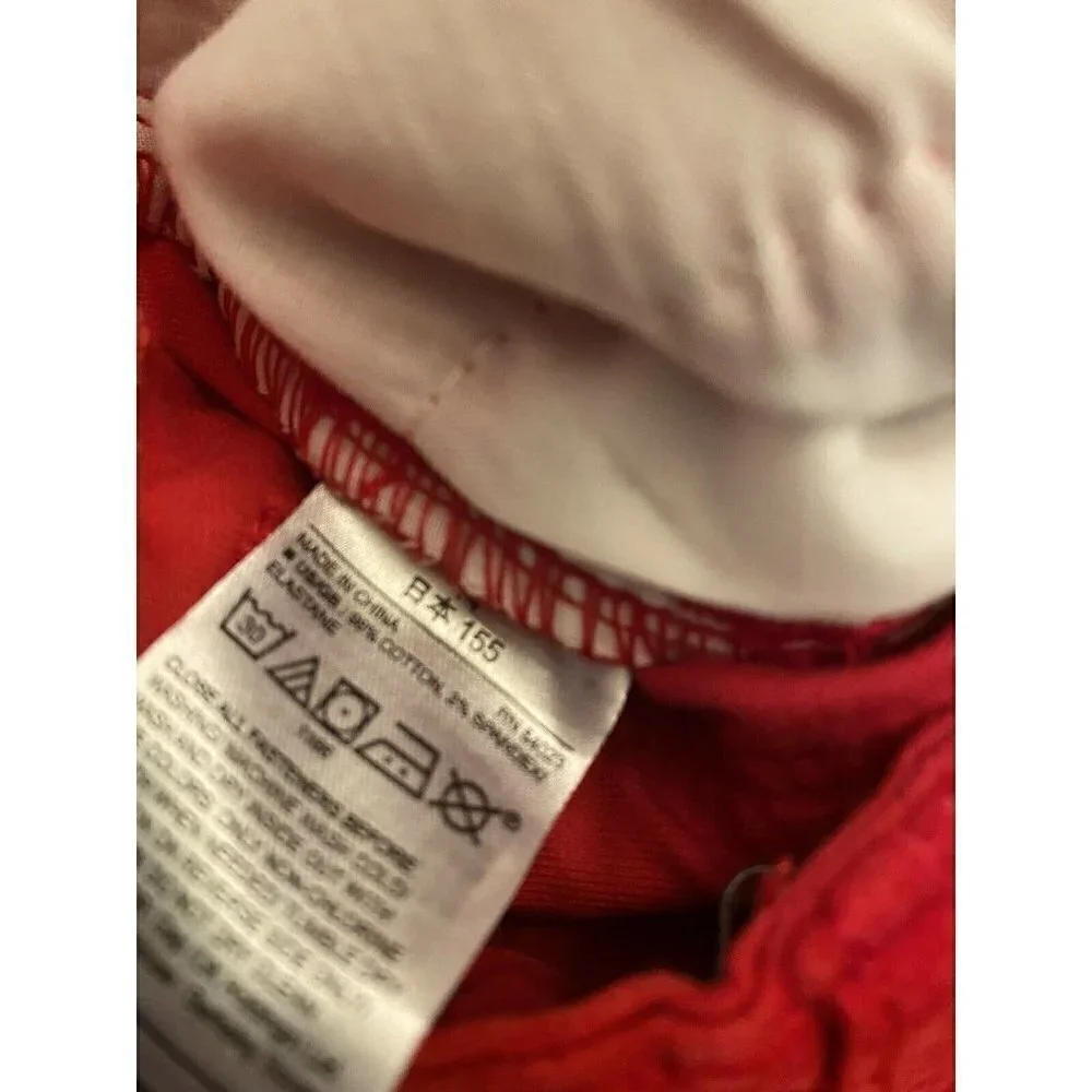 GAP Girl’s Size‎ 14 Red Brushed Cotton Skinny Jean